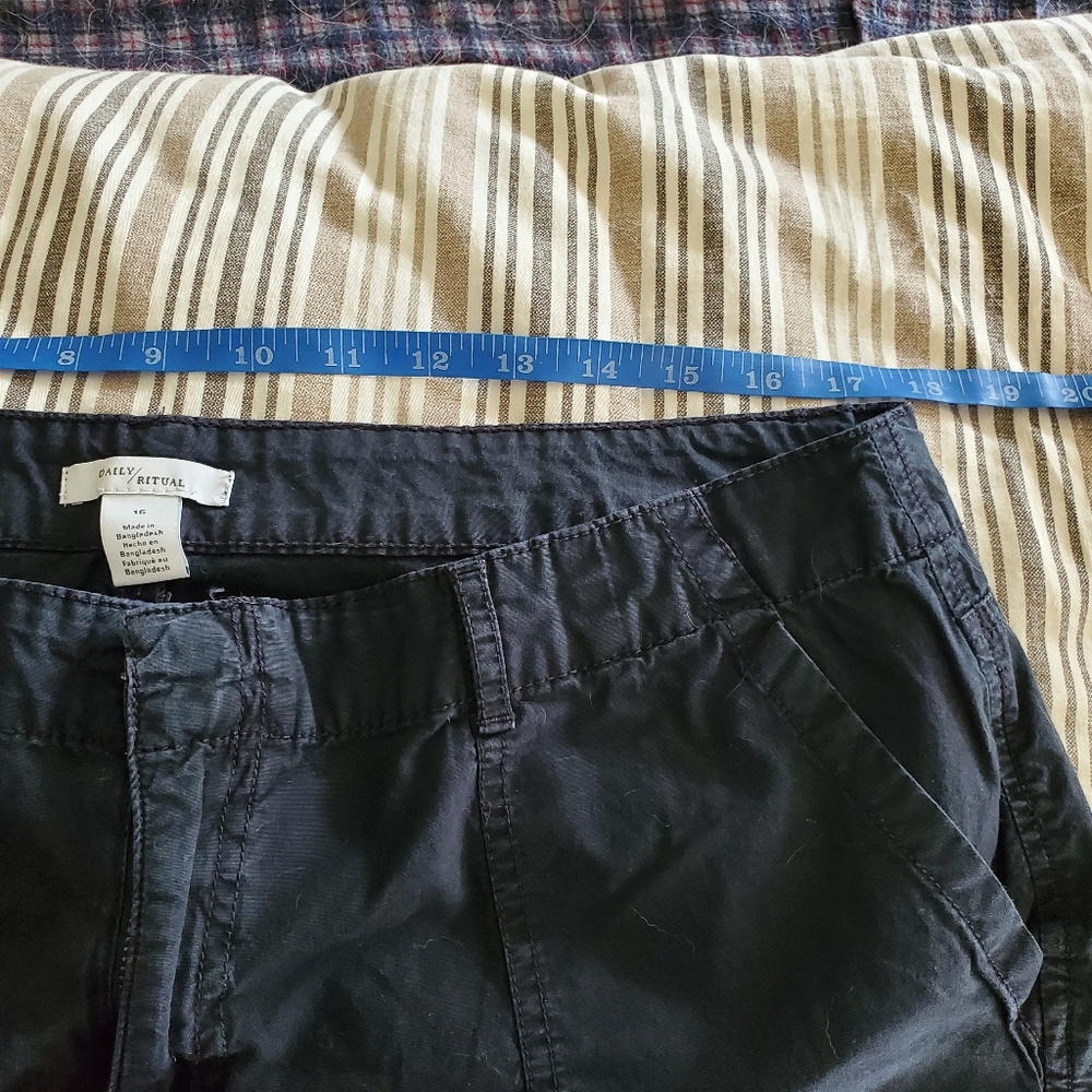 Daily Ritual Navy Blue Pants - Picture 6 of 7